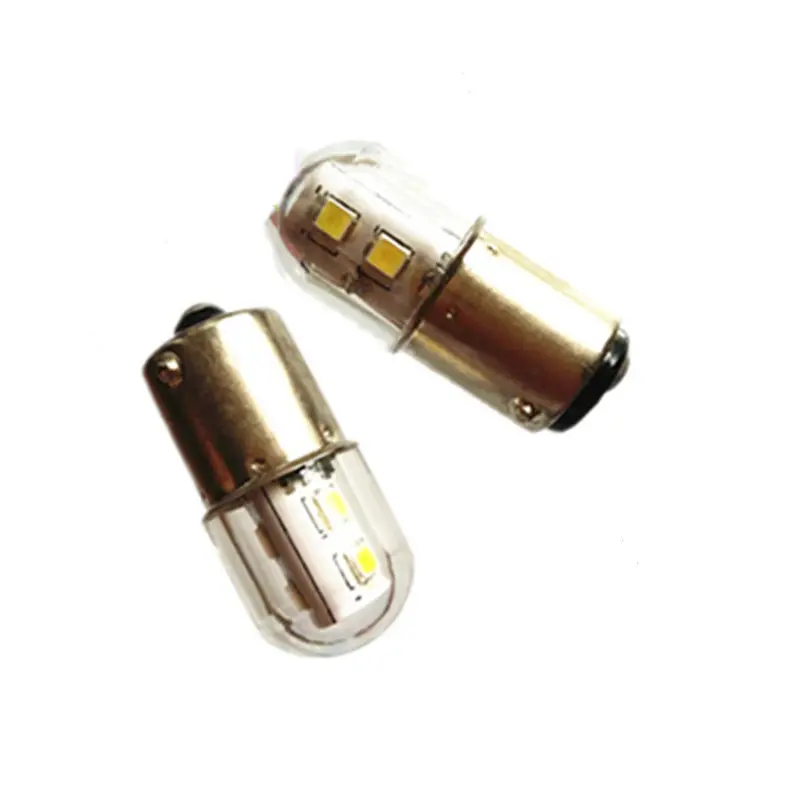 Indicateur lumineuses à baïonnette simple/double contact, Mini ampoule LED 12V 24V 110V 220V B15, outil et équipement
