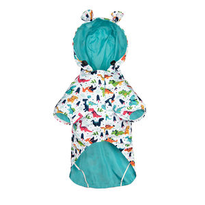 Produsen katun pakaian Anjing khusus jas hujan piyama Hoodie anjing desain baru warna-warni - Product Image 6