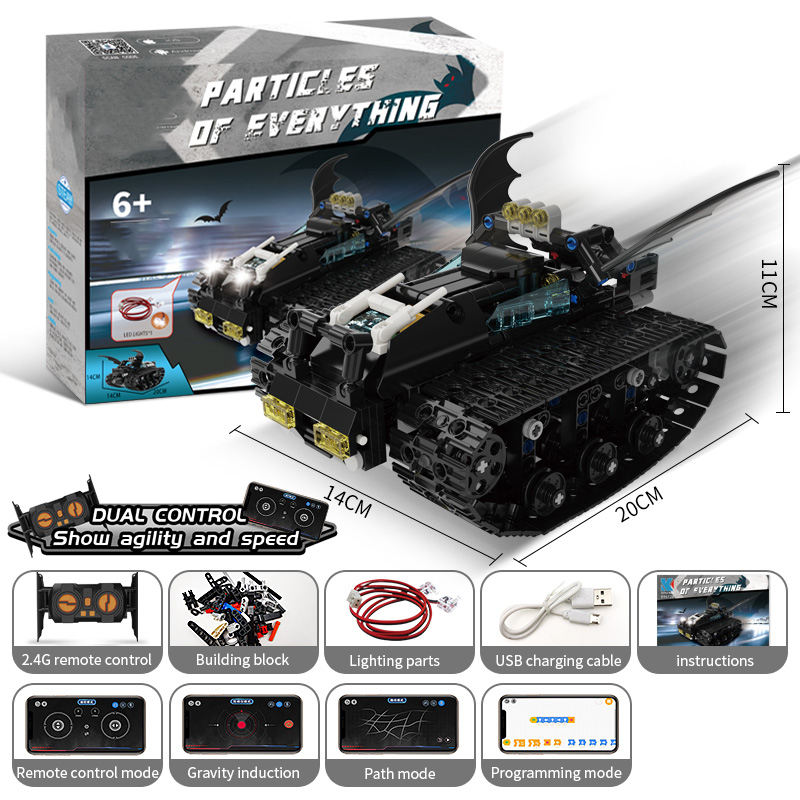 Techniques de programmation-Blocs Batmobile noirs