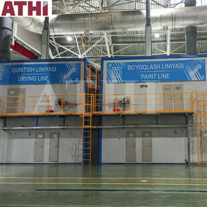 ขนาดใหญ่โครงสร้างเหล็กรถบรรทุกและร่างกายรถทำความสะอาดพื้นผิวและภาพวาดทรายระเบิดห้องพ่นผงเคลือบบูธ - Product Image 2