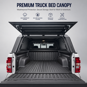 Capot rigide étanche en aluminium 4x4 avec verrouillage à charnières <span class=keywords><strong>pour</strong></span> camion Toyota Tundra <span class=keywords><strong>Ranger</strong></span> RAM 1500 Navara NP300 Amarok - Product Image 6