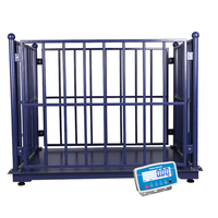 GREAT FARM Nouveau 1T-10T Balance à cheval en acier inoxydable pour ferme d'élevage avec clôture pour le pesage des animaux