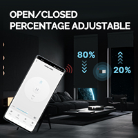 Interrupteur intelligent à intensité variable MOES Star Ring 2MQTT ZigBee pour la variation de la luminosité, compatible avec Alexa Google Home, dimmable 1-3 gang
