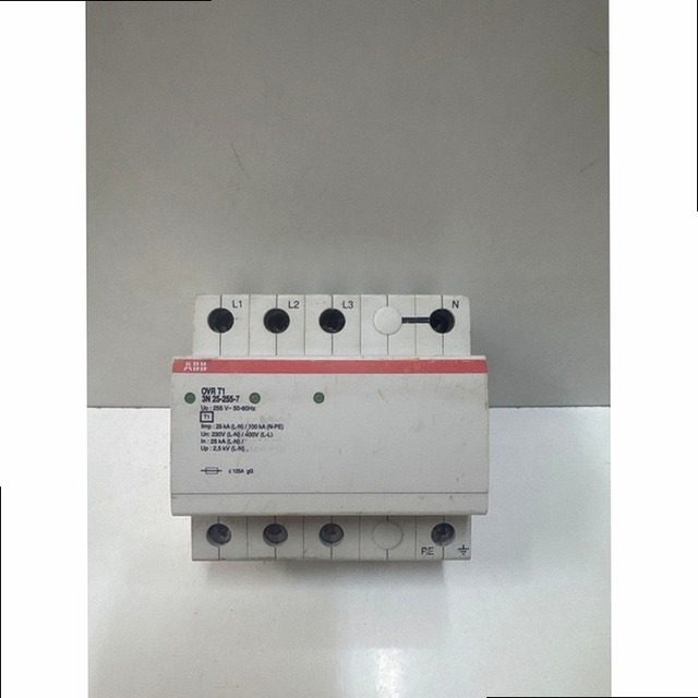 Ovr T1 3n 25-255-7 Type 1 Surge Protective Device for Low Voltage Power Distribution New Original Industrial Automation