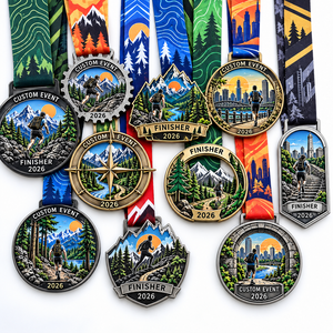 Medallas de Metal de Aleación de Zinc con Diseño 3D Personalizado al por Mayor, Medallas Deportivas Personalizadas para Eventos - Product Image 1