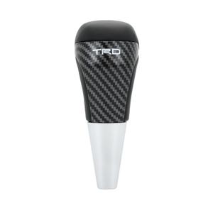 Poignée de levier de vitesses en fibre de carbone pour Toyota Highlander, logo TRD rouge et noir, levier de vitesses ergonomique, accessoire de voiture - Product Image 5