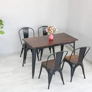 Verimli yüksek dereceli restoran genel kullanım endüstriyel yemek konferans Cafe ve sandalyeler yemek masası seti