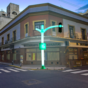 Nhà Máy Giá RGB 16 Màu Thay Đổi Năng Lượng Mặt Trời Hạ Cánh Giao Thông Ánh Sáng - Product Image 1