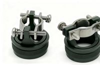 Adaptateur rétractable femelle série III M85049/38-19W avec coque arrière et contacts plaqués or en alliage d'aluminium pour assemblage de câbles automobiles