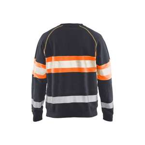 BLAKLADER-Pull haute visibilité 335911589653M Gris moyen/Orange-EAN 7330509815236 HI-VIS WORKWEAR - Product Image 2