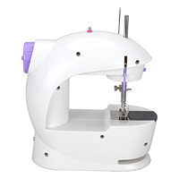 Machine à coudre miniature portative 201, taille mini, pratique, multifonction, électrique