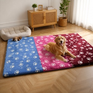 Vente en gros de literie vétérinaire antidérapante à dossier en caoutchouc antidérapante Drybed imperméable pour jouets <span class=keywords><strong>Vetbed</strong></span> en tissu polaire - Product Image 2