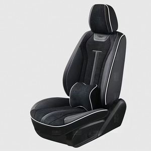 Nuevo Cojín Multifuncional de Cuero para Asiento de Coche, Diseño Moderno, Transpirable y Práctico, Juego de Fundas Protectoras para Asientos de Coche X5 - Product Image 4