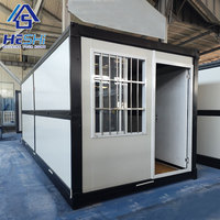 Maison portable préfabriquée en conteneur pliable personnalisée expédition Maison mobile pliante isolée