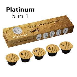 <span class=keywords><strong>Platinum</strong></span> Deluxe Spa Pedicure Kit 5 en 1 Ultimate Luxury Foot Skin Care System Set Para tacones agrietados Piel seca 5 Step Foot Spa Kit - Product Image 1