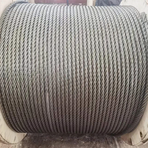 6X29f เชือก8 ~ 120มม. ทำจากเหล็กชุบสังกะสีหรือเชือกเหล็ก ungalvanized สำหรับยกรถเครนยกรถบรรทุก - Product Image 6