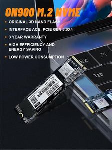 OSCOO Hard drive SSD 512GB M2 2280 NVME PCIE3.0 SSD 1TB 128GB 256GB Aksesori komputer untuk Laptop Desktop - Product Image 2