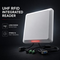 Lector RFID de Largo Alcance de Alta Resistencia, TCP/IP, POE, WIFI, Función de Almacenamiento de Datos, Dispositivo de Control de Acceso para Trabajadores