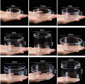 Vente en gros Boîte ronde en plastique jetable transparente pour bonbons Party Favors et le stockage de cadeaux - Product Image 5