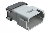 Conector de Cable Macho Original Amphenol AT16-15PE-K003 de 15 Vías, Tipo E, Negro, IP67, Diámetro Reducido Sello con Tapa Final # 16 Contactos