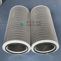 Filter Cartridge Selulosa Nano Silindris untuk Pengumpul Debu Industri dan Pemurnian Asap Pengelasan Khusus