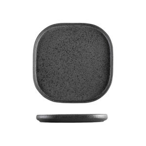 Casino japonais Antique noir mat assiette carrée plat principal plats et assiettes vente directe d'usine pour les lieux de loisirs - Product Image 5