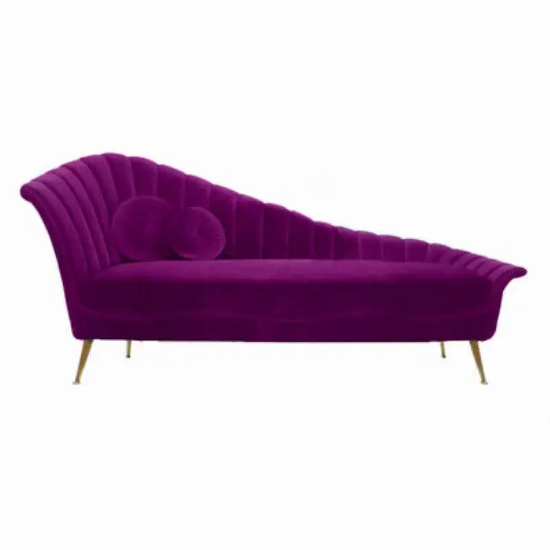 Sillas de terciopelo para sala de estar, sofás de concubina imperial hechos a medida, simples, modernos, elegantes y de alta gama, anrec d