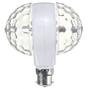 <span class=keywords><strong>Prix</strong></span> de gros double têtes rotatives rvb petites lumières stroboscopiques <span class=keywords><strong>disco</strong></span> DJ led cristal décoration de maison boule magique lumière - Product Image 2