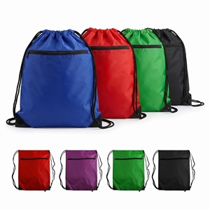 Mochila deportiva impermeable con asa para el hombro, bolsillo frontal con cremallera, bolsa de gimnasio reutilizable, bolsa de entrenamiento ligera, grande, para exteriores - Product Image 5