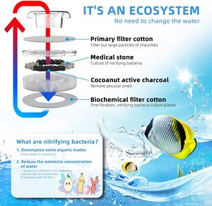 Mini Aquarium Met Automatische Led Verlichting En Filter Pomp Kleine Tank Voor Goudvis Betta Home Decor Aquarium Accessoires - Product Image 5