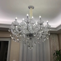 Lustre LED moderne en cristal, luminaire suspendu de luxe pour mariage, escalier, salon, salle de banquet, hôtel, villa, décoration