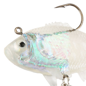 Medio ambiente de 3D ojos Señuelos de Pesca vivos pescado natural forma de Señuelos de Pesca de plástico suave de Asturias - Product Image 2