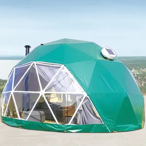 Tenda Kubah Transparan Diameter 6M, Tenda Kubah Transparan Hotel Mewah untuk Berkemah