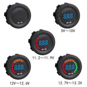DC 12V-24V Voltímetro Impermeable LED Pantalla digital Voltaje 12V Universal LED Voltímetro digital - Product Image 2