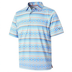 Logo personnalisé pour chemises d'été en tissu sergé anti-plis, anti-humidité, à séchage rapide, imprimé pour hommes, pour t-shirts et polos de golf - Product Image 1
