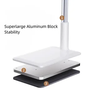 Adjustable Table Floor Holder Floor Standing Mobile Phone Stand For Video Recording