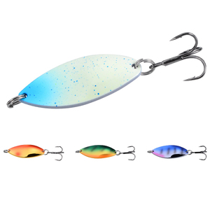 Nouveau leurre de pêche à la truite et au black-bass Spinner Bait en cuivre métallique JIG avec hameçon simple tranchant, leurres et accessoires de pêche en lac - Product Image 5