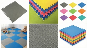 Tapete de Ejercicio Impermeable de Espuma EVA Encastrable de 60x60cm con 2cm de Grosor para Taekwondo y Uso Doméstico - Product Image 2