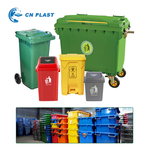 Conteneur à déchets écologique en plastique robuste à pédale, taille et couleur personnalisées, directement de l'usine, pour les collectivités municipales, OEM ODM - Product Image 3