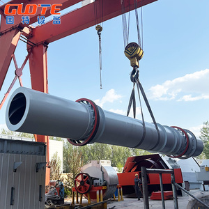 Tốc độ khử nước cao sấy khô hoàn toàn máy sấy trống đơn ngang sấy trống quay được trang bị hệ thống loại bỏ bụi - Product Image 5