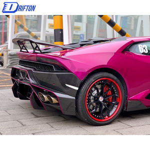 Pare-chocs arrière en fibre de carbone Style VST pour Lamborghini Huracan LP610 2014-2019 - Product Image 3