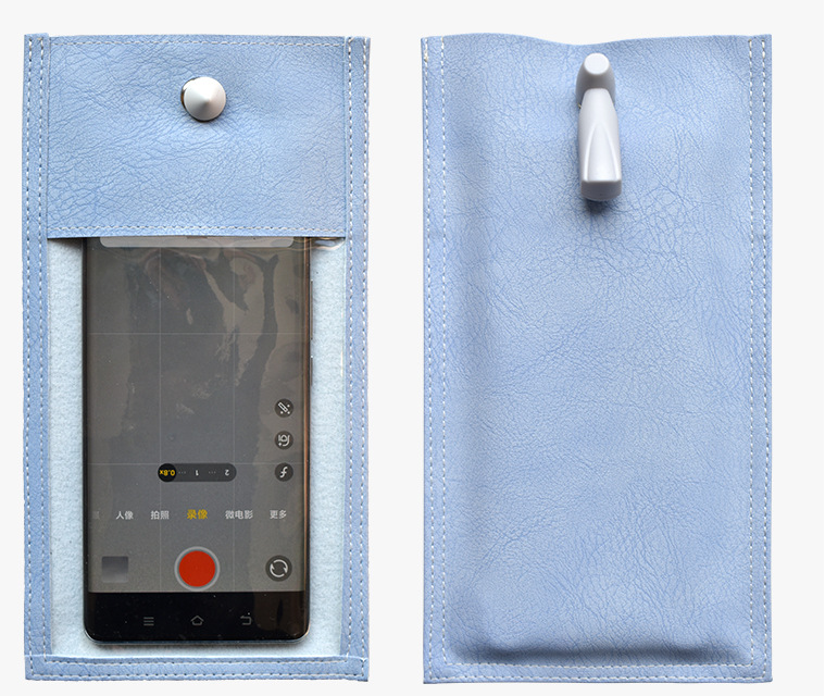 Sky Blue with button