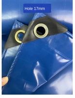 Bâche d'urgence en toile sergé enduite de silicone résistante à la chaleur et à déploiement rapide + PVC
