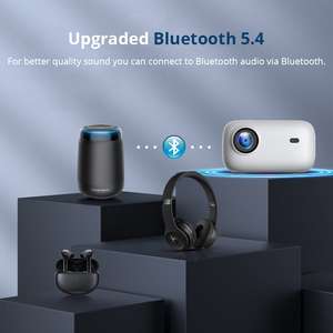 Hotack L009 akıllı Mini projektör taşınabilir kablosuz <span class=keywords><strong>Wifi</strong></span> LED ev sinema cep telefonu <span class=keywords><strong>Bluetooth</strong></span> projektör için uyumlu - Product Image 5