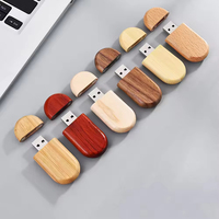 Clé USB en bois de qualité supérieure avec fermeture magnétique, USB 3.0 2.0, gravure laser personnalisée du logo, conservation des données pendant 10 ans