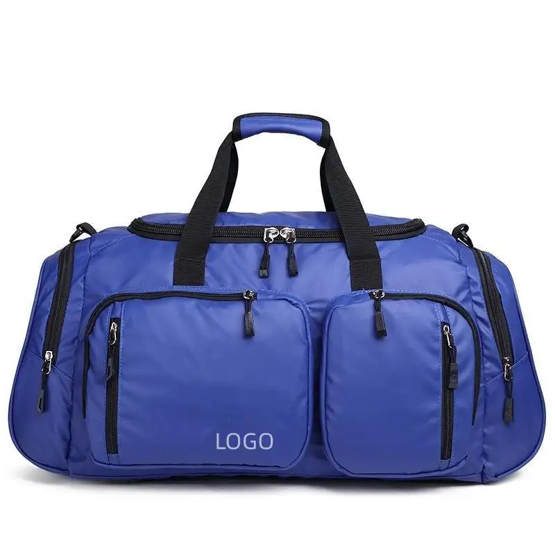 Bolsa fitness para viagens de fim de semana, bolsa de bagagem masculina de grande capacidade à prova d'água para esportes ao ar livre