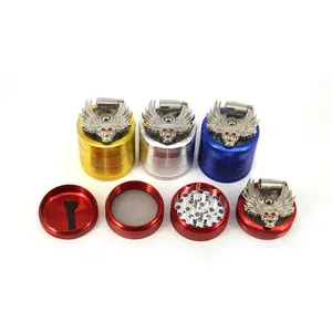 Wholesale new diameter 50mm hand eagle head hand smoke Grinder cigarette crusher smoking grinder