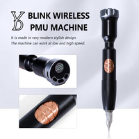 Machine à tatouer rotative sans fil WENSHEN à course réglable, batterie YD Blink, kit de maquillage permanent sans fil
