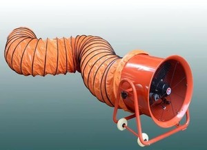 Ventilateur industriel portatif d'extracteur d'air de 8 "12" 14 "16" 18 "20" 24 "pouces avec des ventilateurs de tuyau de conduit de 5m - Product Image 4