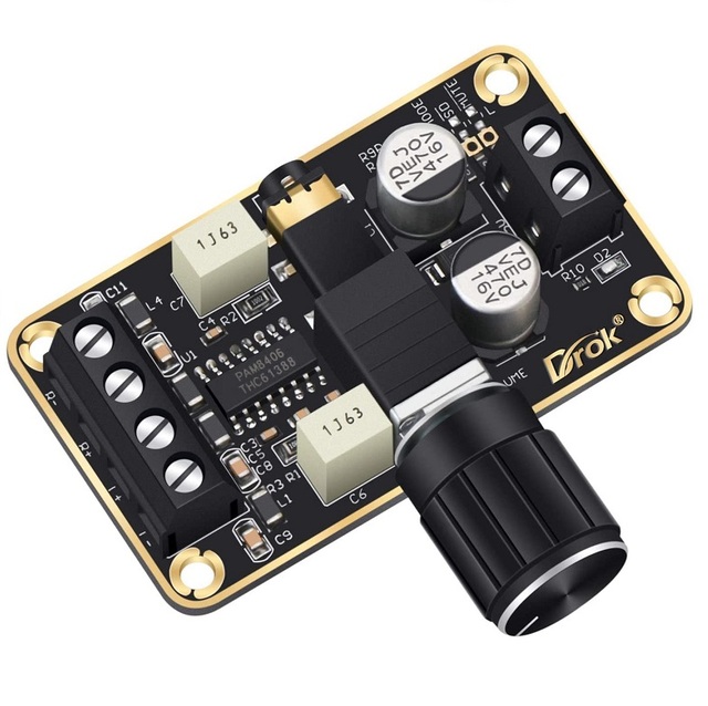 5W*2 Stereo Dual Channel Digital Amplifier Board PAM8406 DC 5V Class D Audio Amplifier Module
